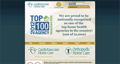 Desktop Screenshot of cardiovascularhomecare.com